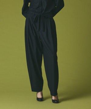  ウールワイドレッグパンツ