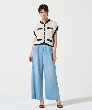  ショートニットベスト