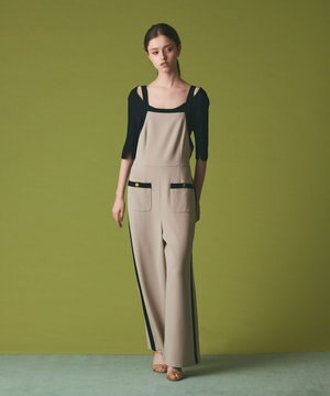  トリアセバイカラーサロペット