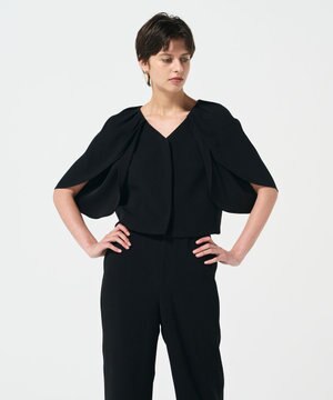  ケープスリーブトップ