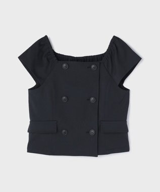 GRACE CONTINENTAL コンパクトジャケットトップ ブラック