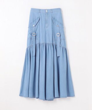 GRACE CONTINENTAL ワークワイドパンツ インディゴ