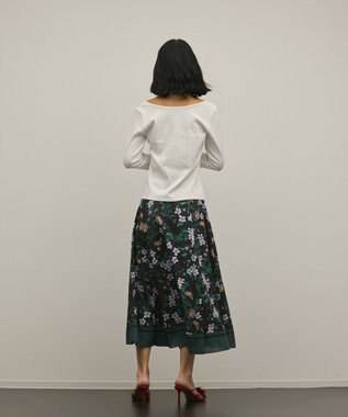 GRACE CONTINENTAL テレコカットトップ ホワイト