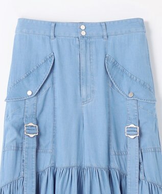 GRACE CONTINENTAL ワークワイドパンツ インディゴ