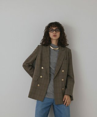 状態良　Grace Class 黒 ダブルブレストジャケット ダブルブレストジャケット （テーラードジャケット）｜GRACE