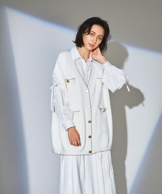 GRACE CONTINENTAL - GRACECONTINENTAL シースルー 長袖シャツ　36 GRACE CONTINENTAL #snc グレースコンチネンタル