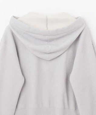 GRACE CONTINENTAL ラメニットパーカー ホワイト