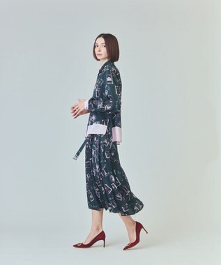 トランププリントラップスカート / GRACE CONTINENTAL | GRACE トランププリントラップスカート / GRACE CONTINENTAL | GRACE