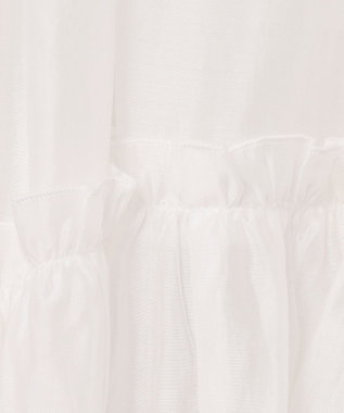 GRACE CONTINENTAL ギャザーカフタントップ キナリ