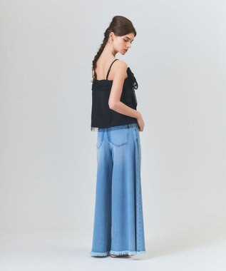 GRACE CONTINENTAL ドットボウタイキャミ ブラック