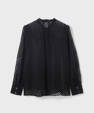 【新品タグ付】25SS完売品 グレースコンチネンタル ドットオパールタイブラウス タグ付✨25SS GRACE CONTINENTALドットオパールタイ付ブラウス