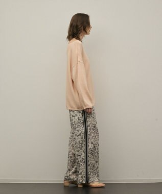 GRACE CONTINENTAL ルーズニットトップ ピンク