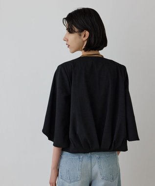 GRACE CONTINENTAL ラップスリーブジャケット ブラック