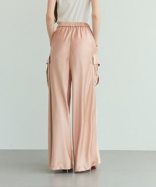 GRACE CONTINENTAL ダブルサテンイージーパンツ ピンク