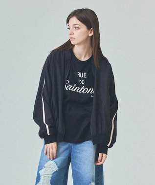 GRACE CONTINENTAL シアーラインブルゾン ブラック