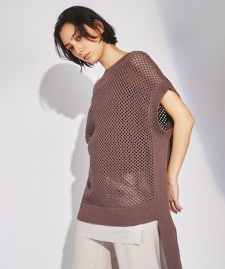 メッシュ2wayニットトップ / GRACE CONTINENTAL | GRACE CONTINENTAL