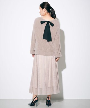 チュールニットワンピース / GRACE CONTINENTAL | GRACE チュールニットワンピース / GRACE CONTINENTAL | GRACE