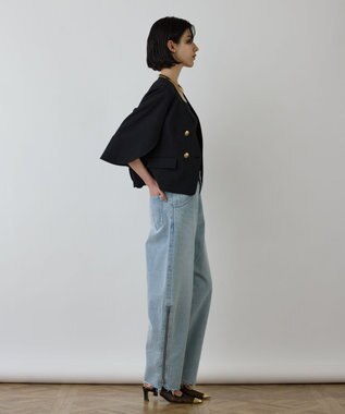 GRACE CONTINENTAL ラップスリーブジャケット ブラック