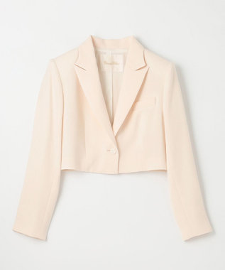 GRACE CONTINENTAL トリアセショート丈ジャケット キナリ