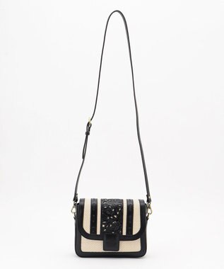GRACE CONTINENTAL Cutwork mini Bag ブラック