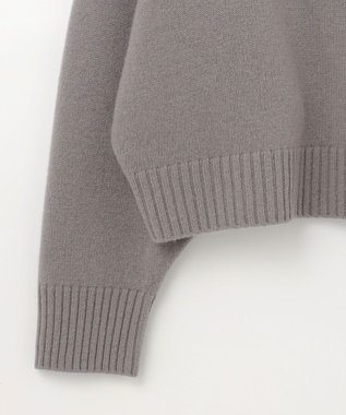 GRACE CONTINENTAL ウールルーズニットトップ グレー