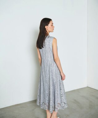 GRACE CONTINENTAL レースドレス グレー