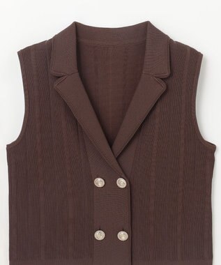GRACE CONTINENTAL / グレースコンチネンタル ハンドニットジレ ハンドニットジレ / GRACE CONTINENTAL | GRACE CONTINENTAL