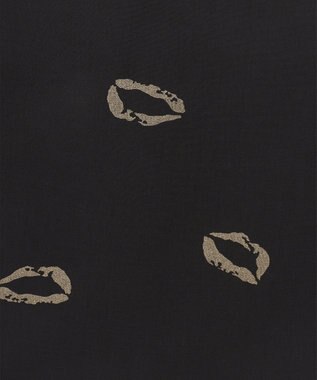 GRACE CONTINENTAL リップモチーフドレス ブラック