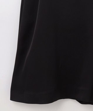 GRACE CONTINENTAL サテンオールインワン ブラック