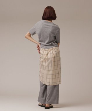 GRACE CONTINENTAL ラメリブジャージパンツ グレー