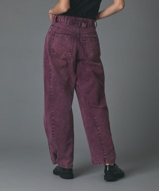 GRACE CONTINENTAL ラップ2wayデニムパンツ ボルドー