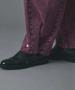 GRACE CONTINENTAL ラップ2wayデニムパンツ ボルドー