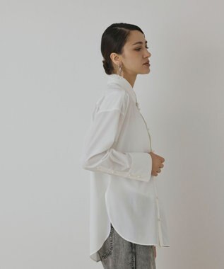 GRACE CONTINENTAL オーバーシャツ ホワイト