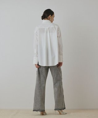 GRACE CONTINENTAL オーバーシャツ ホワイト