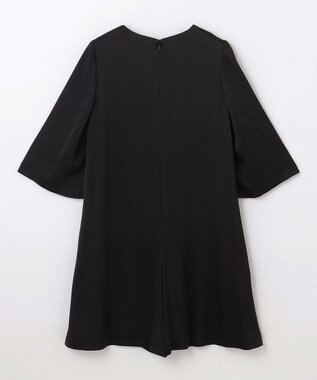 GRACE CONTINENTAL サテンオールインワン ブラック