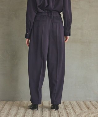 GRACE CONTINENTAL トリアセカルゼパンツ ネイビー