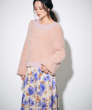 ボアニットTOP, ピンク, 36 ボアニットTOP, ピンク, 36