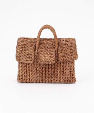 GRACE CONTINENTAL MAISON N.H Paris ミニショルダーポーチ ブラウン