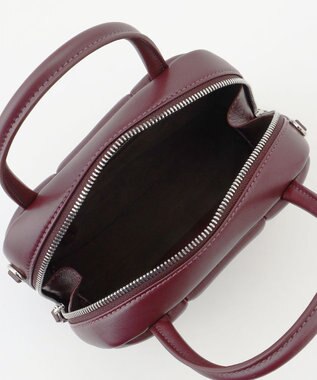 GRACE CONTINENTAL AD PUFF BAG ボルドー