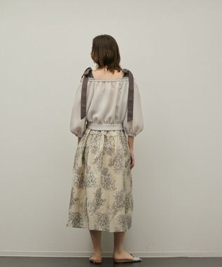 GRACE CONTINENTAL カラミ2wayジャケット ベージュ