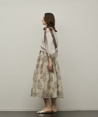 GRACE CONTINENTAL カラミ2wayジャケット ベージュ