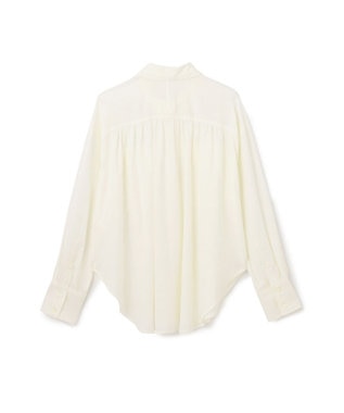 GRACE CONTINENTAL トリアセリネンオーバーシャツ ホワイト