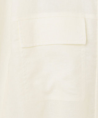 GRACE CONTINENTAL トリアセリネンオーバーシャツ ホワイト