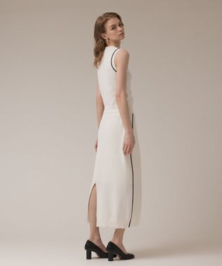 GRACE CONTINENTAL カノコニットトップ ホワイト