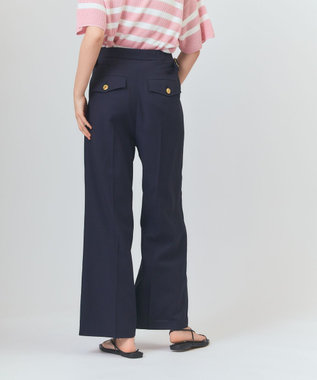 GRACE CONTINENTAL マリンワイドパンツ ネイビー