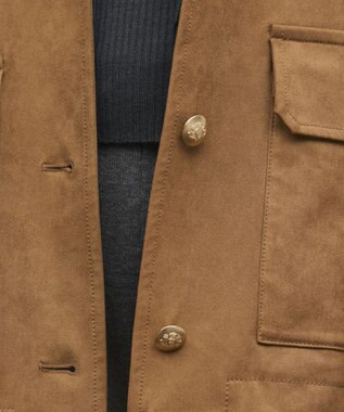 GRACE CONTINENTAL カバーオールジャケット キャメル