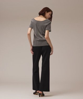 GRACE CONTINENTAL フレアカットパンツ ブラック