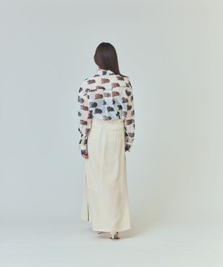 GRACE CONTINENTAL シアーCatブラウス キナリ