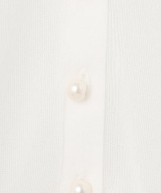 GRACE CONTINENTAL ラメシアードルマンニットカーディガン ホワイト