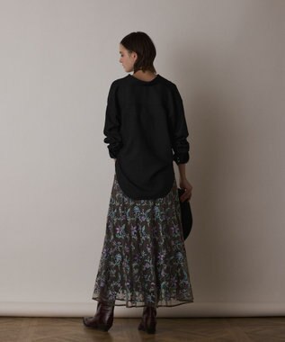 GRACE CONTINENTAL シアー2wayウエスタンシャツ ブラック